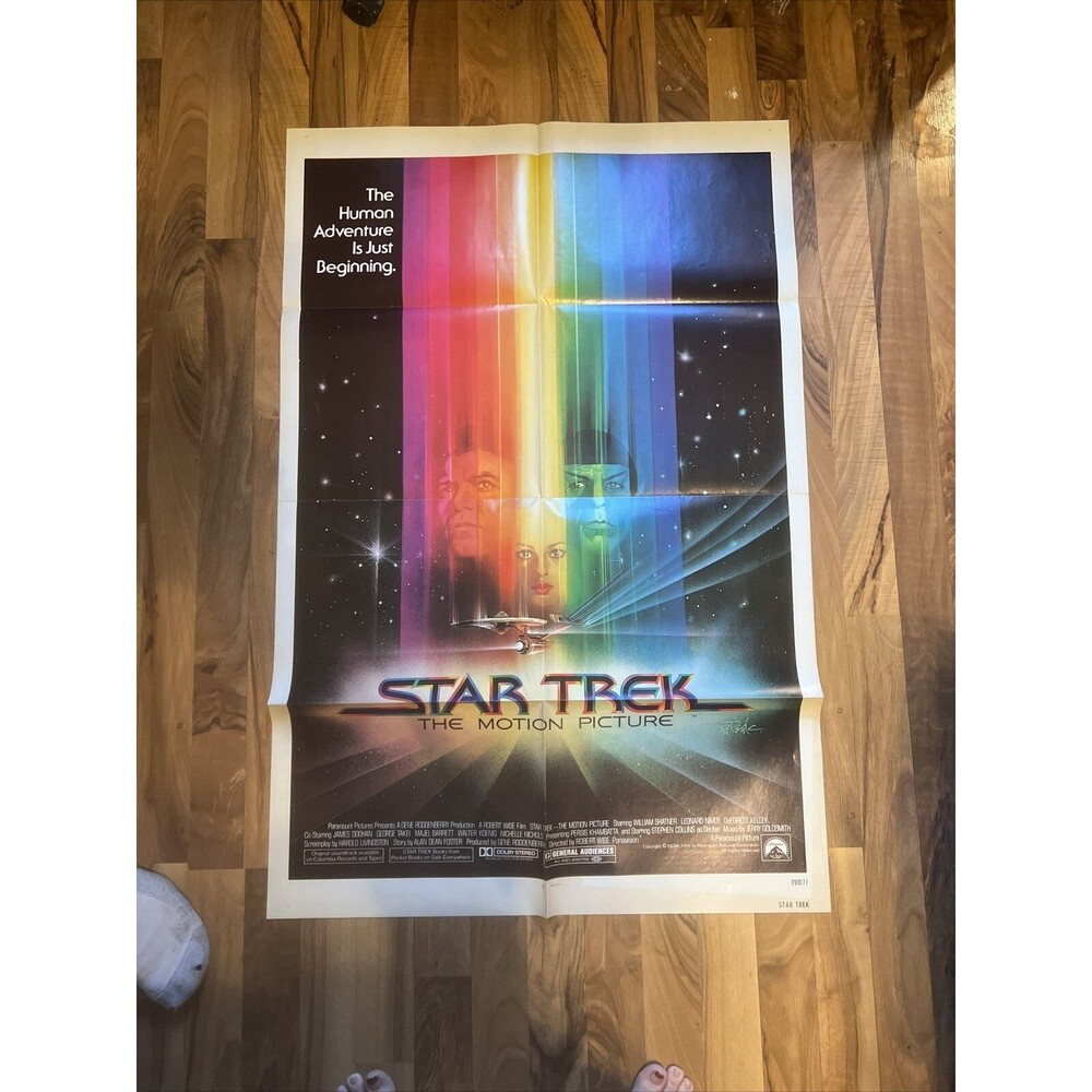 Star Trek poster Motion Picture original movie Authenticity Certificate